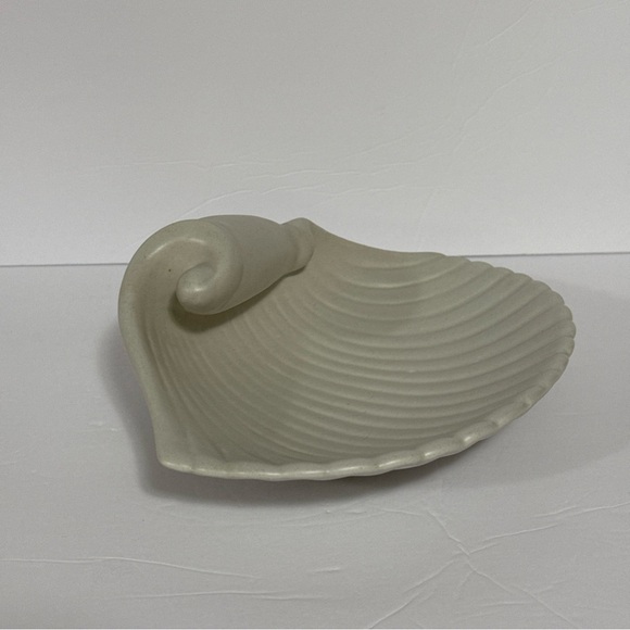 Vintage Royal Haeger Cream Shell Dish 144 Made In USA MCM - Picture 14 of 14